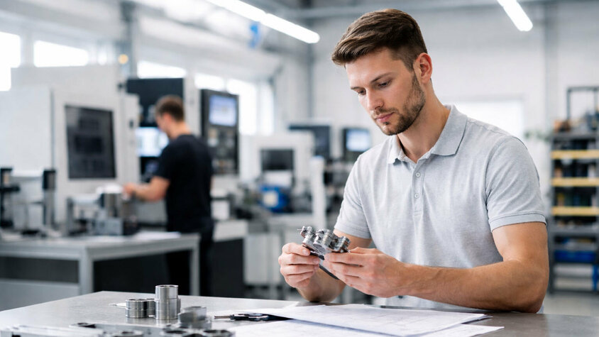 Moderne Fertigung mit Fokus auf Ressourcenschonung und nachhaltige Prozesse im Werkzeugbau